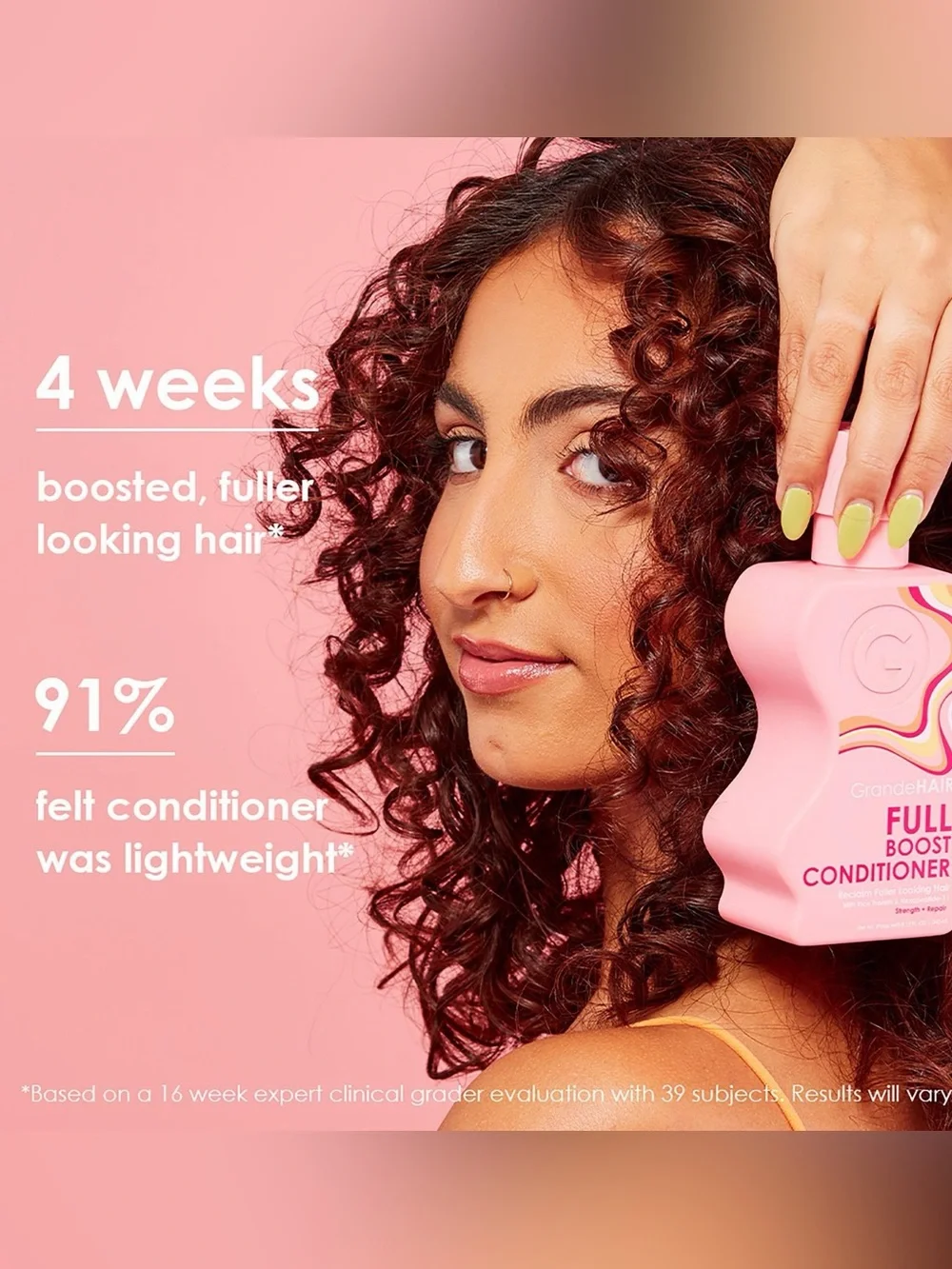 GRANDE HAIR FULL BOOST STARTER KIT•Scalp Care+Hair Repair Complexes•4 Pcs. NIB!